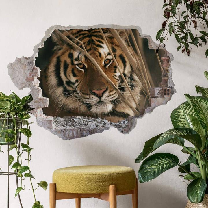 Produktbild Trenddeko 3D National Geographic Tiger (40 x 27 cm)