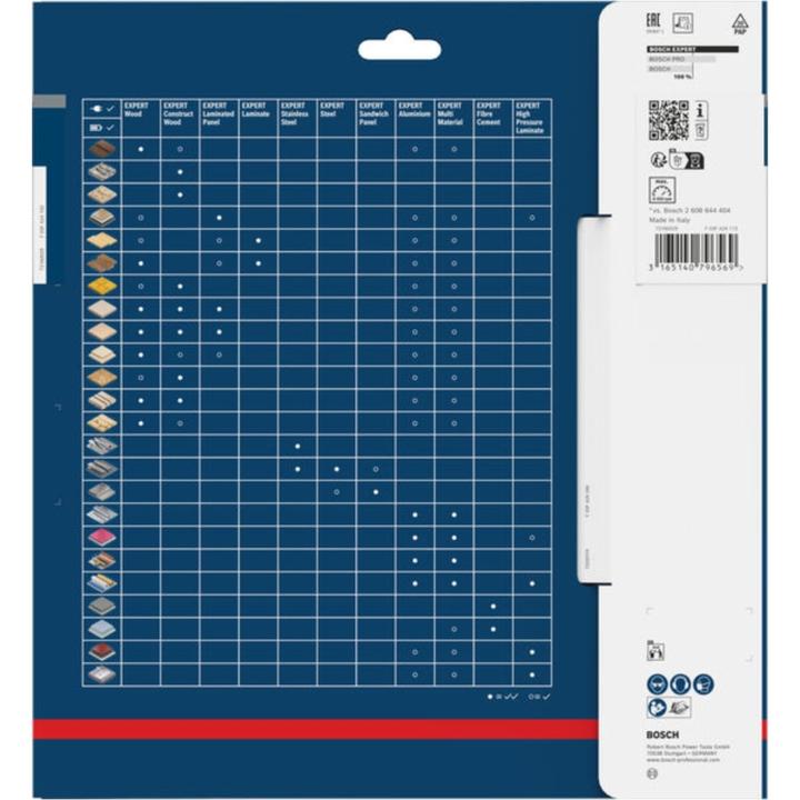 Produktbild Bosch Professional Zubehör Kreissägeblatt Expert for Wood, 225 x 30 x 2,6 mm, 48