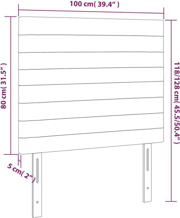 Immagine prodotto VidaXL Detana (100 x 5 x 128 cm)