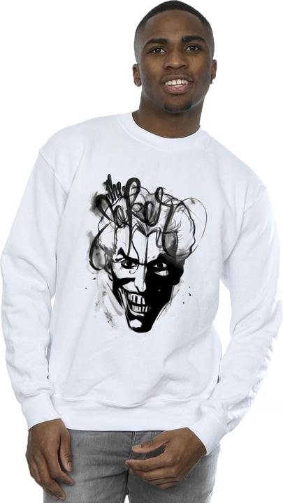 Actual product image Batman Mens The Joker Sketch Sweatshirt (M)