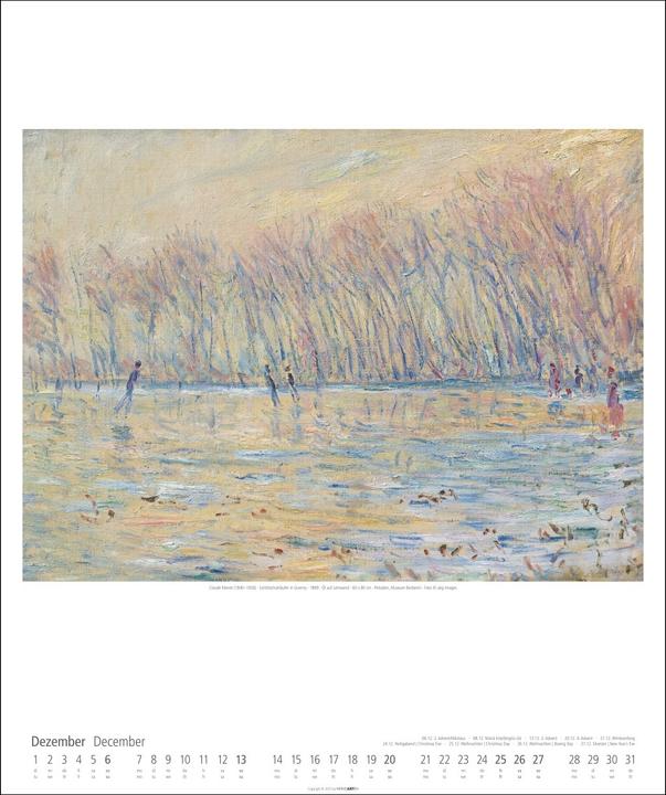 Produktbild Claude Monet Kalender 2026 (46 x 55 cm)