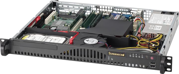 Produktbild Supermicro SC512 203B - Rack-Montage - 1U - ATX 200 Watt