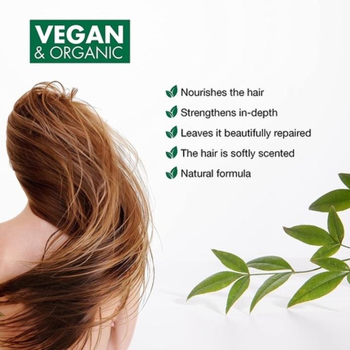 Actual product image Revuele Vegan and Organic Hair Shampoo 400ml Moisturizing Smoothing Treatment with Macadamia, Moring (400 ml, Liquid shampoo)