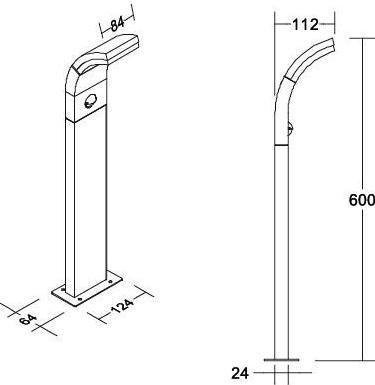 Productafbeelding Brumberg LED meerpaalverlichting 65112103230V AC 50 Hz 6W 3.000K (440 lm, IP54)