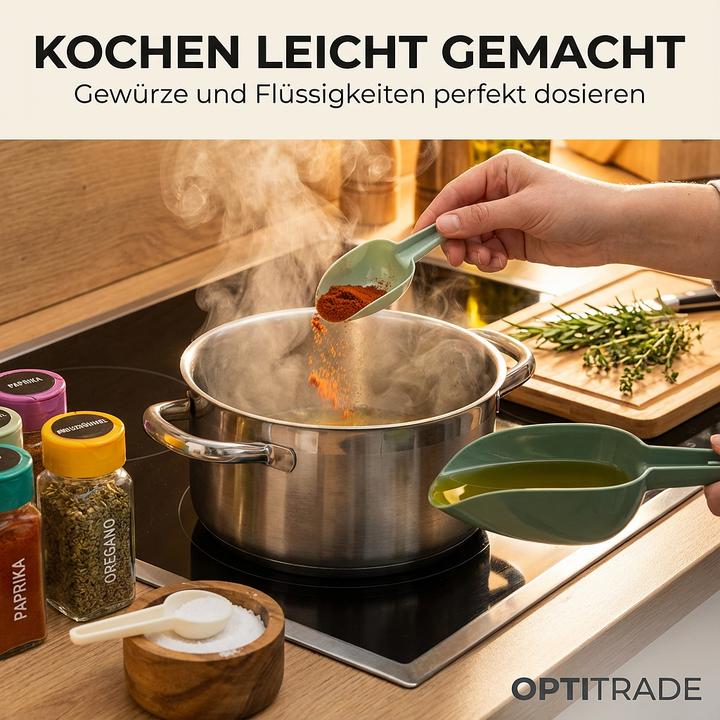 Produktbild Excellent Houseware 3 måleskeer, melamin