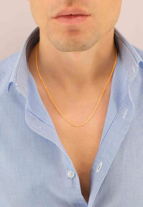 Immagine prodotto Muau Ancora rotonda (Oro rosa 750/18 carati, 45 cm)