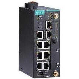 Moxa UC-5111-T-LX - Piattaforma di computer industriale basata su Arm con CPU Cortex-A8 da 1 GHz (ARM Cortex-A8), Barebone