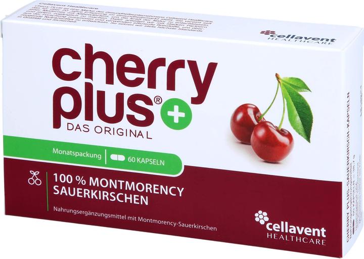 Produktbild cherry plus Sauerkirsch Kapseln (60 Stück, Kapseln)