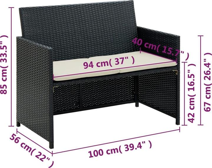 Produktbild vidaXL Rhett