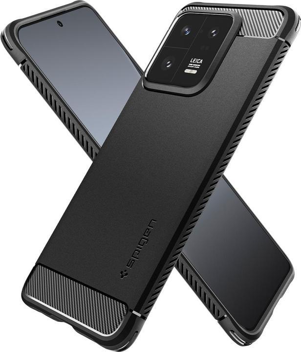 Immagine prodotto Spigen Custodia Rugged Armor per Xiaomi 13 Pro - nero opaco (Xiaomi 13 Pro)