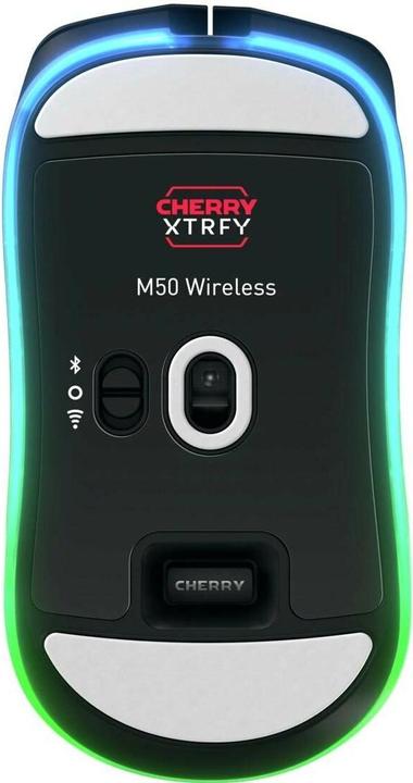 Produktbild CHERRY xtrfy M50 Black Wireless Mouse (Kabellos, Kabelgebunden)