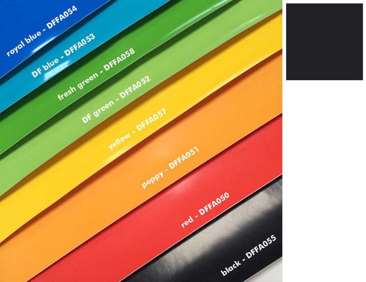 Dream-Flight Selbstklebende Dekorfolie 155x460 mm 2 Stk. Schwarz