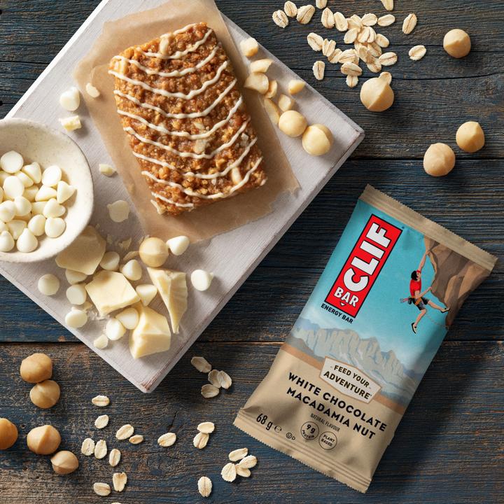 Actual product image Clif Bar Energy bar (White chocolate, Macadamia nut, 12 pcs., 816 g)