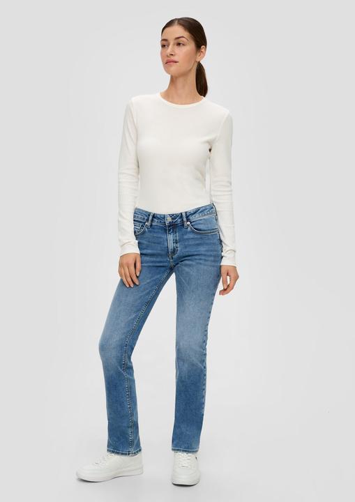 Produktbild S.Oliver Jeans-Hose Jeans Catie / Slim Fit / Mid Rise / Straight Leg (W42/L32)