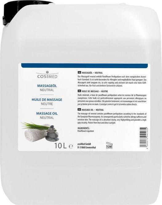 cosiMed Massageöl Neutral, 10.0000 l