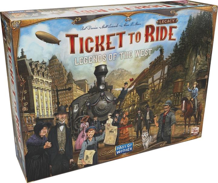 Immagine prodotto Days of Wonder Ticket to Ride - Legacy - Leggende del West (DOW720036) (Inglese)