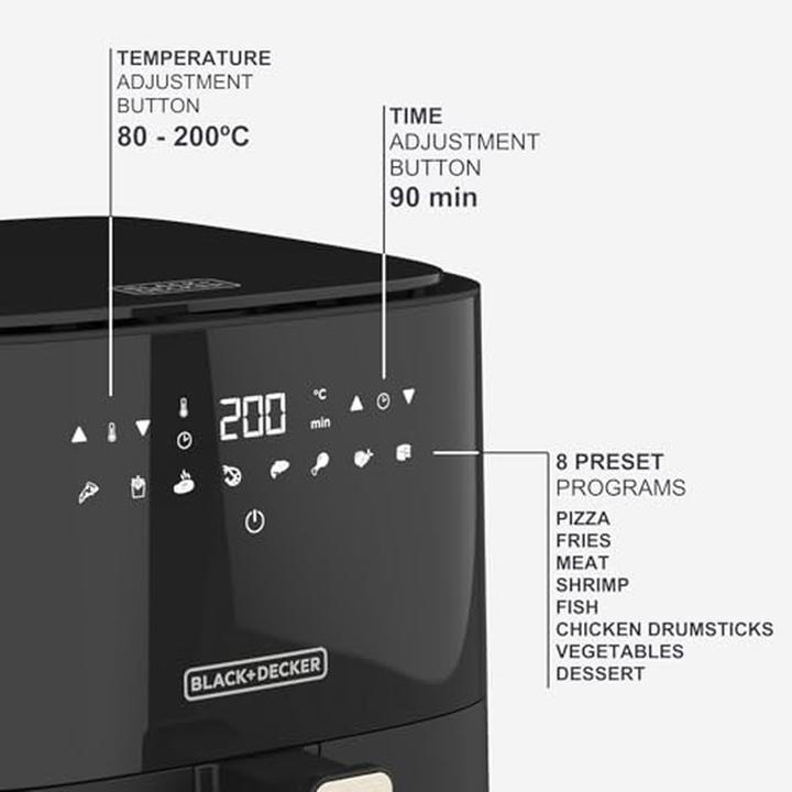 Actual product image Black & Decker Black+Decker deep fryer BXAF5000E (1450W)