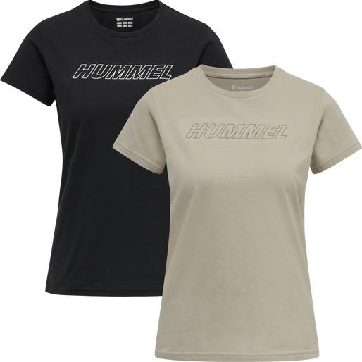 Actual product image hummel Te Cali 2-Pack Cotton T-Shirt (L)