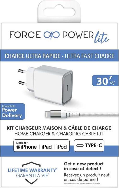 Image du produit Bigben Connected FPCar Charger1 portC PD 30WRecycledWhite (30 W)