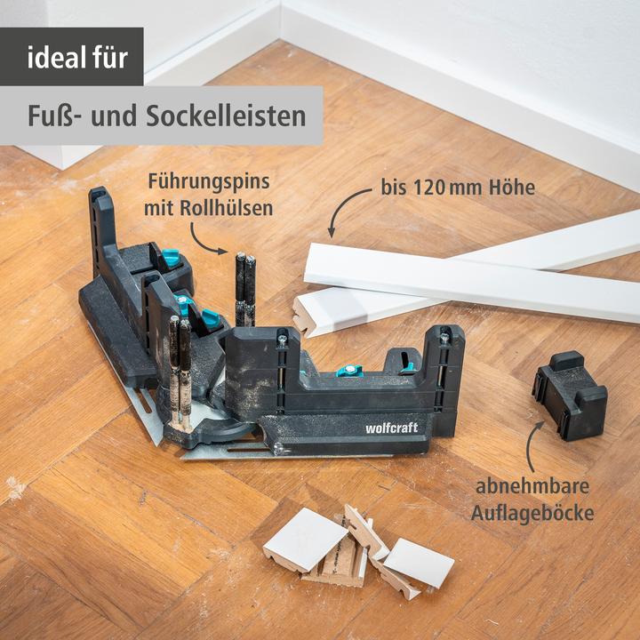 Produktbild wolfcraft Schmiege- und Gehrungsschneidlade