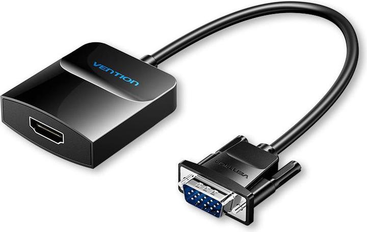 Produktbild Vention VGA to HDMI Converter with Female Micro USB and Audio Port 0.5M Black