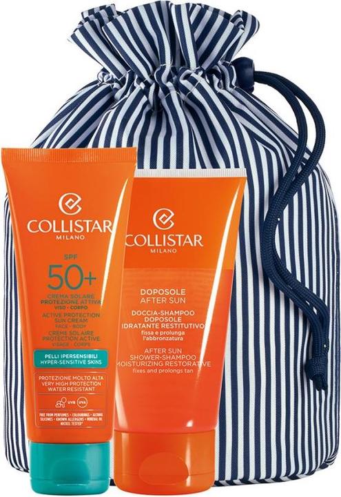 Actual product image Collistar CS Sun - Giftset Active Protection Sun Cream Hyper-sensitive Skins Spf (Suntan cream, SPF 50, 100 ml)