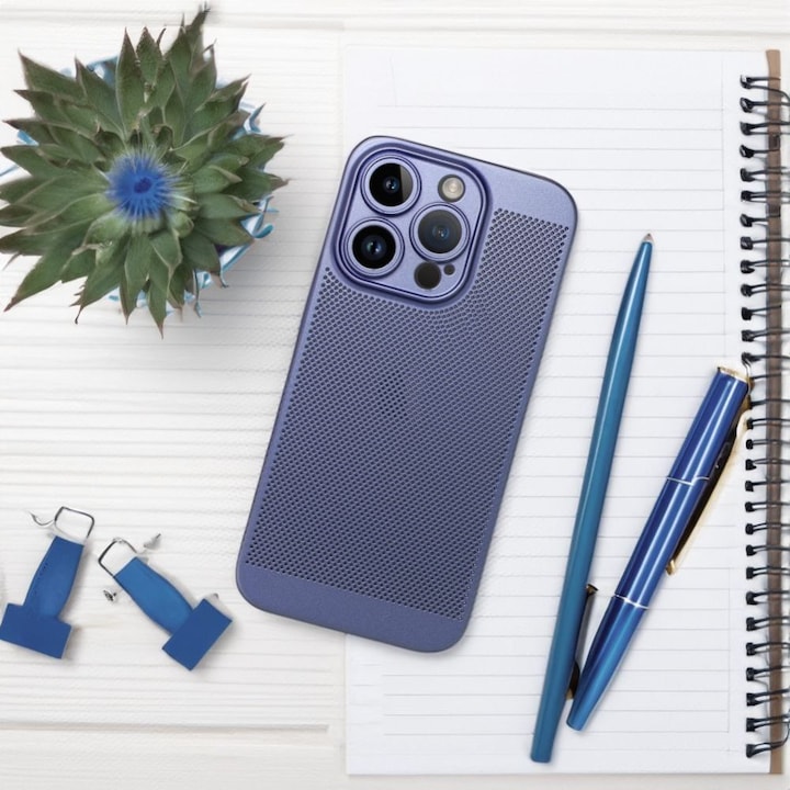 Produktbild OEM Back panel cover BREEZY Case for IPHONE 16 blue (Apple iPhone 16)