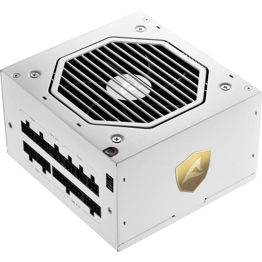 Sharkoon Rebel P20 850 White (weiss, 1x 12 Pin High Power Anschluss, 4x PCIe, Kabelmanagement, 850 Watt) (850 W), PC Net...