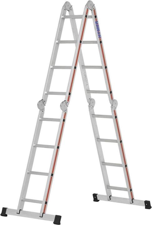 Hymer-Leitern Vielzweckleiter 4043 Gr. 4x4 (Plattformleiter, 459 cm)