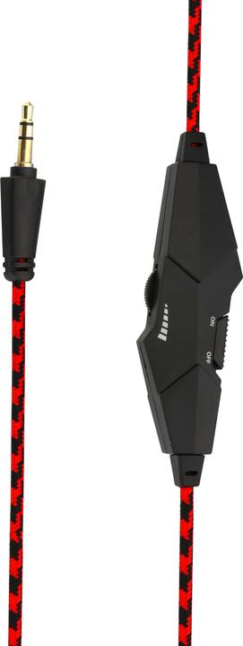 Actual product image OTL Technologies DC Comics DC0905 Headphones & Headset Wired Headband Gaming Black, Red (Cable)