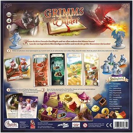 Image du produit Mirakulus 1023034 - Grimms Wälder - Jeu de société pour 2 à 4 joueurs à partir de 10 ans (édition allemande) (Allemand)