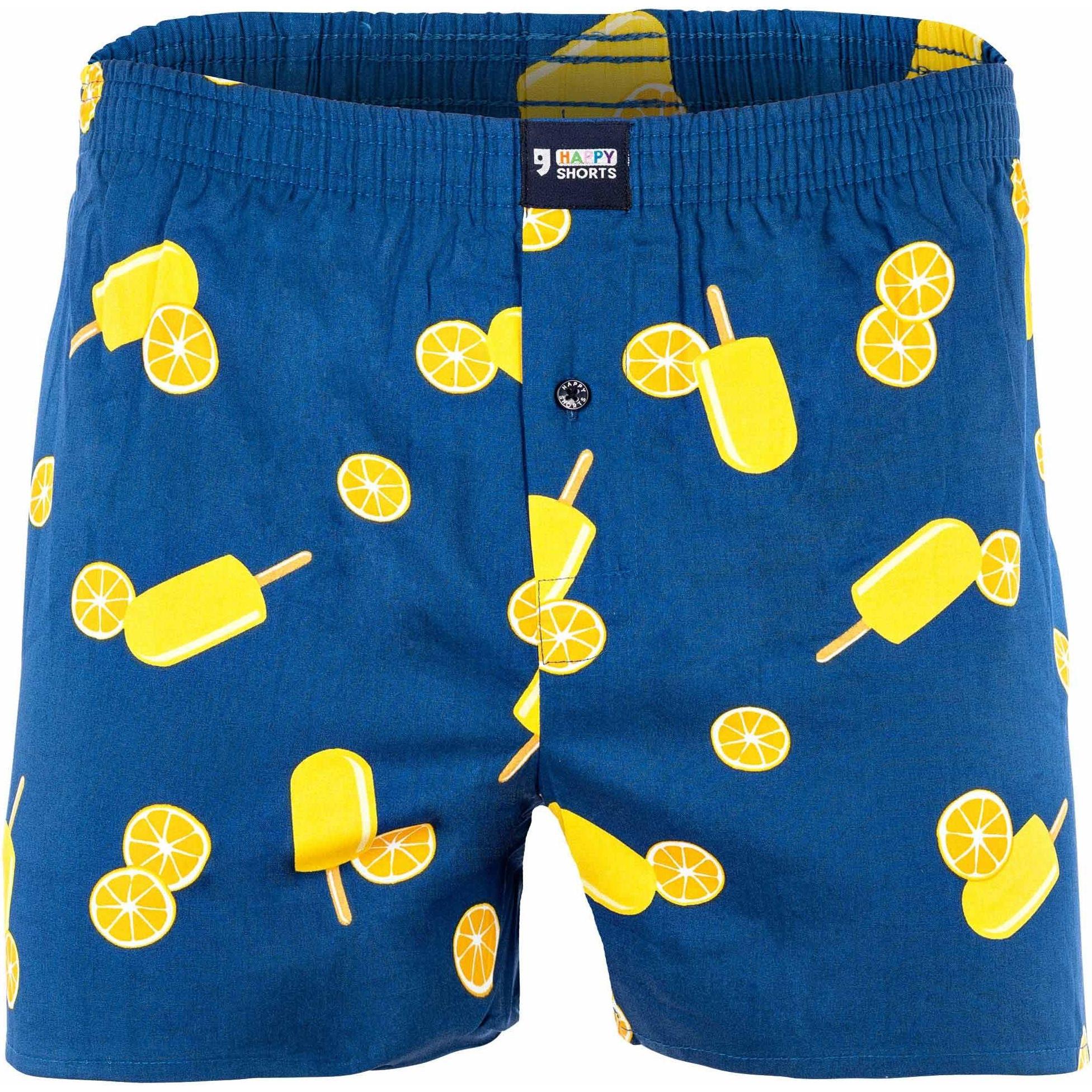 Happy shorts, Herren, Unterhosen, Web-Boxershorts Casual Bequem sitzend, Mehrfarbig, (L, Einzelpack)