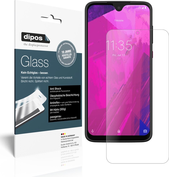 Produktbild Dipos Displayschutz Anti-Shock (2 Stück, T-Mobile Revvlry Plus)