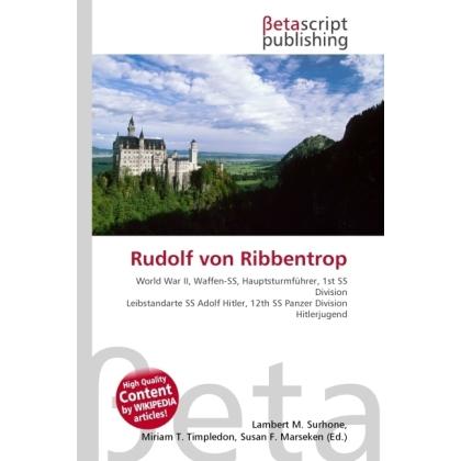 Rudolf von Ribbentrop, Fachbücher