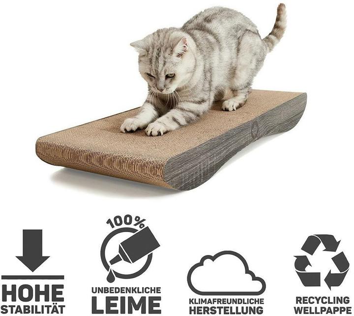 Productafbeelding CanadianCat Comet XL krabplank, donkergrijs (8 cm, Donkergrijs)