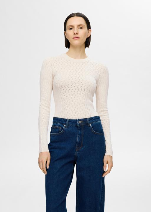 Actual product image Selected Femme Long sleeve knitted top (XL)