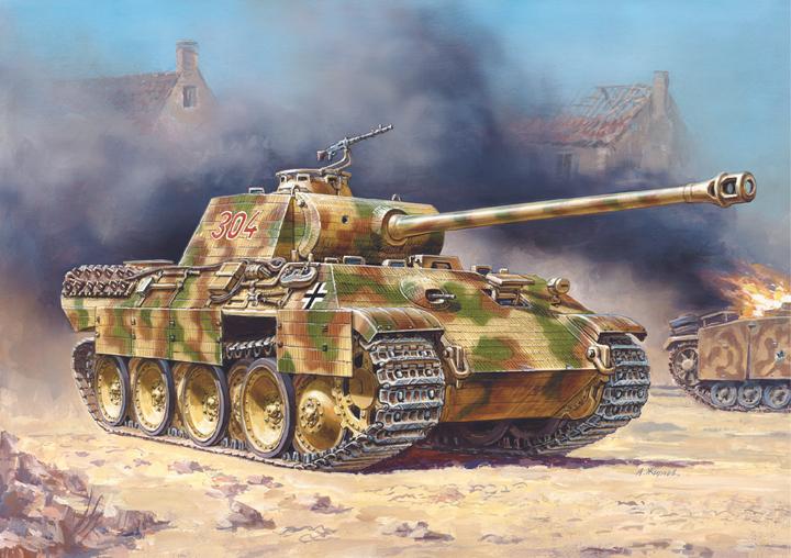 Produktbild Carson 1:100 Panther Ausf.A German Tank WWII