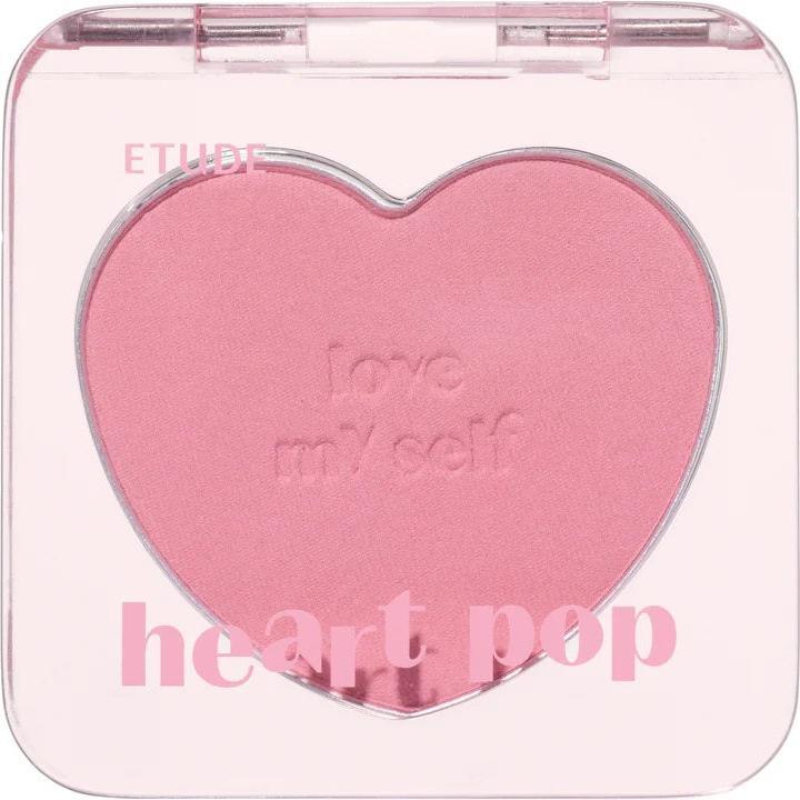 Actual product image Etude House Heart Pop Blusher (Squeeze Berry)