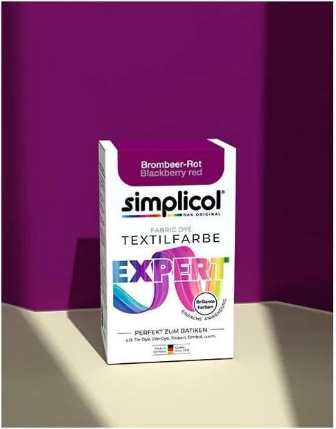 Produktbild Simplicol Textilfarbe expert (Brombeerrot, 150 ml)