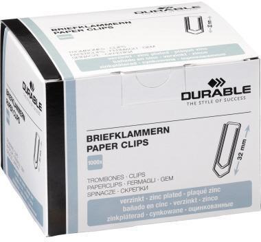 Produktbild Durable Büroklammern (1000 x)