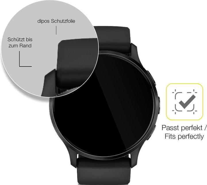 Produktbild Dipos Displayschutzfolie Full-Cover 3D (Garmin Venu 3)