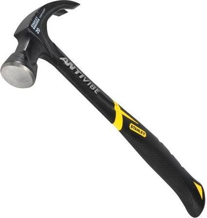 Image du produit Stanley FatMax Antivibe marteau à griffes courbé (poids de la tête 567 g, longueur 340 mm, poignée souple, S (567 g)