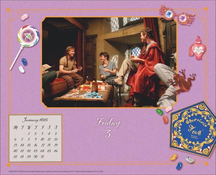 Actual product image Heye Harry Potter daily tear-off calendar 2025