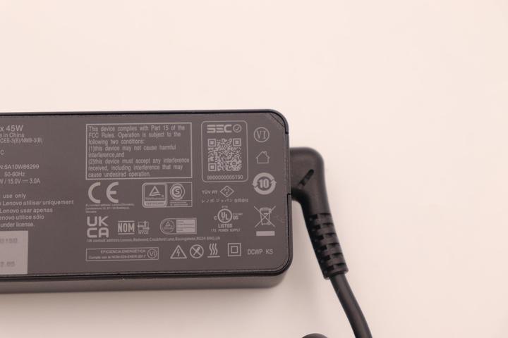 Actual product image Lenovo Ac adapter (45 W)