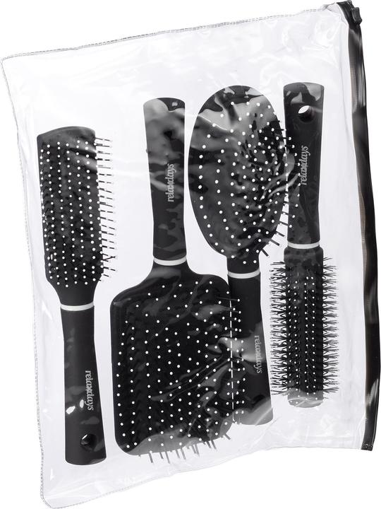 Immagine prodotto Relaxdays Spazzole per Capelli, Set da 4