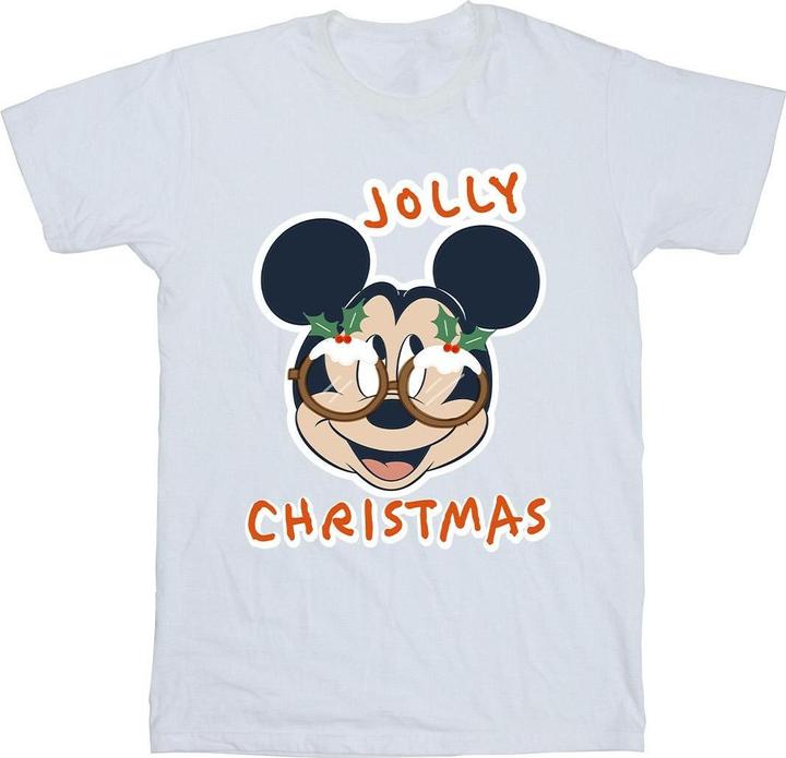 Produktbild Disney Mickey Mouse Jolly Christmas Glasses TShirt (5XL)
