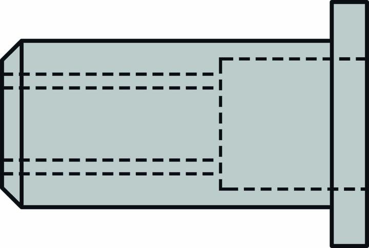 Produktbild Gesipa BlindnietmutternM8 11x17,0 Alu