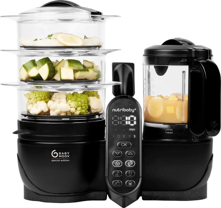 Babymoov Nutribaby Plus XL Nahrungszubereiter Black