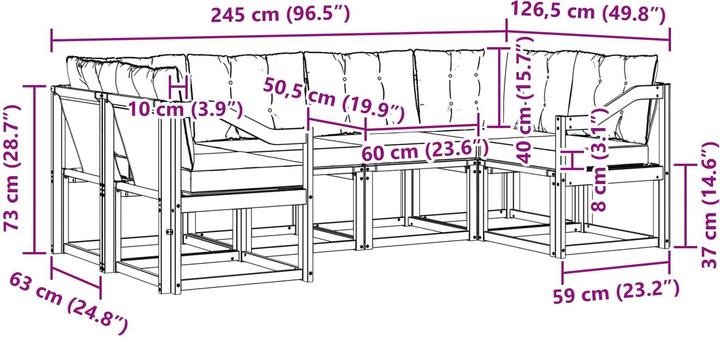 Image du produit vidaXL Sofa Set