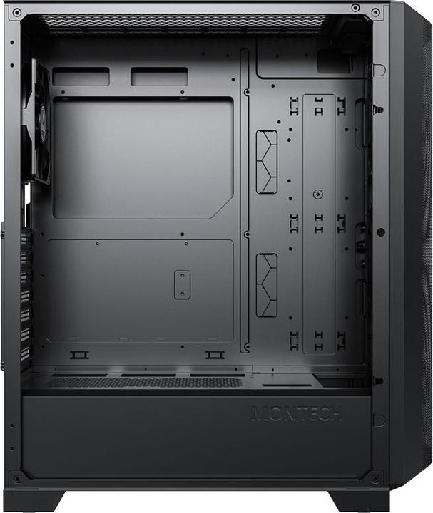 Actual product image Montech SKY ONE Lite, Midi Tower, Tempered Glass - black (mATX, Mini-ITX)